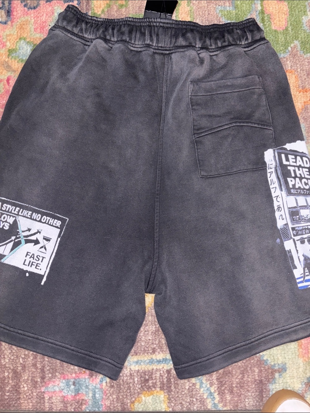 MENS ALPHASTYLE MANOD SWEATSHORT - Picture 6 of 8